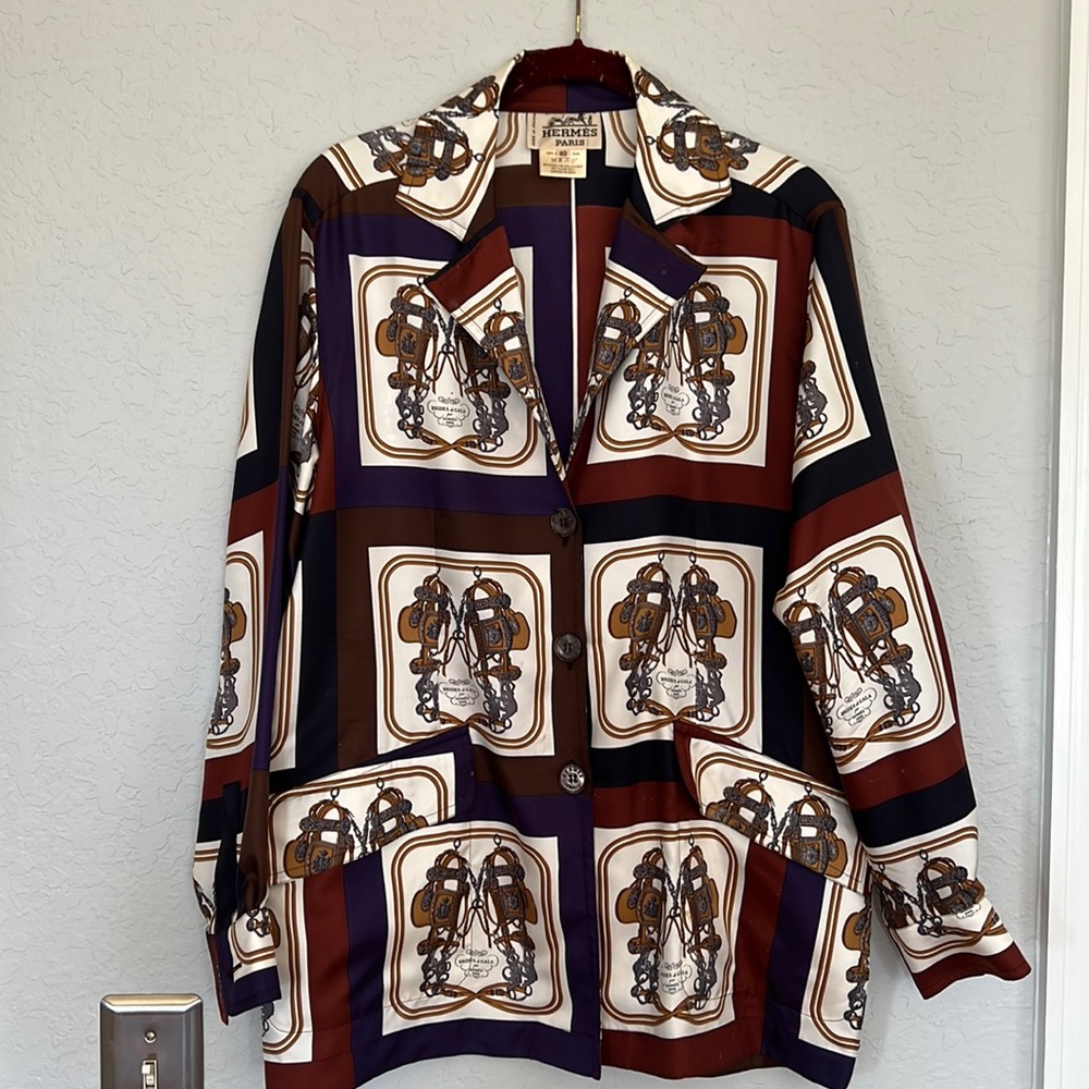 1950 Hermes Paris Brides de Gala jacket.